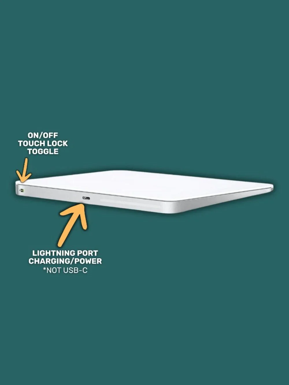 2020 iMac Magic Trackpad | WHITE | ⚡️Lightning Cable Charging